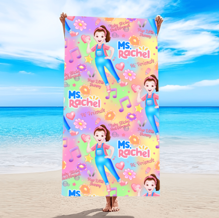 Microfiber Quick-Dry Towel | Ms Rachel Rainbow