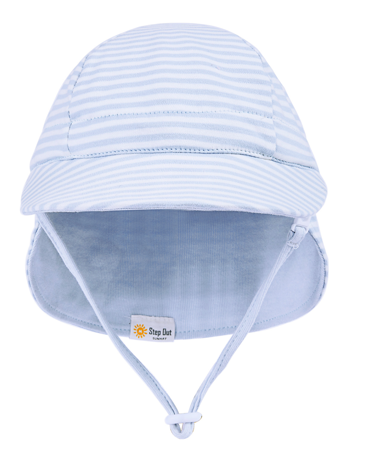 Flap Cap -Blue Strip