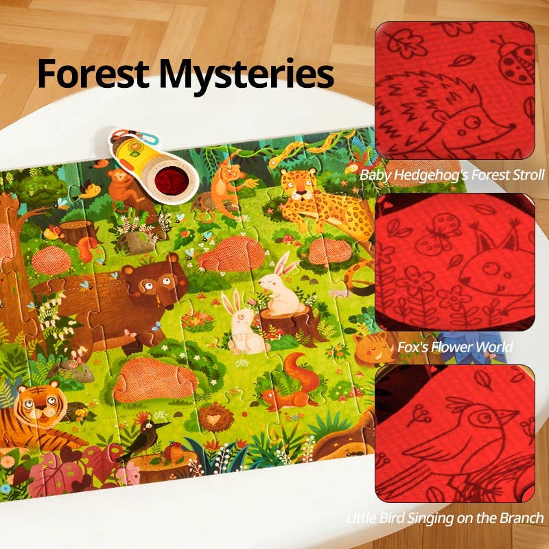 Mideer Mystery Reveal Puzzle - Forest Mysteries