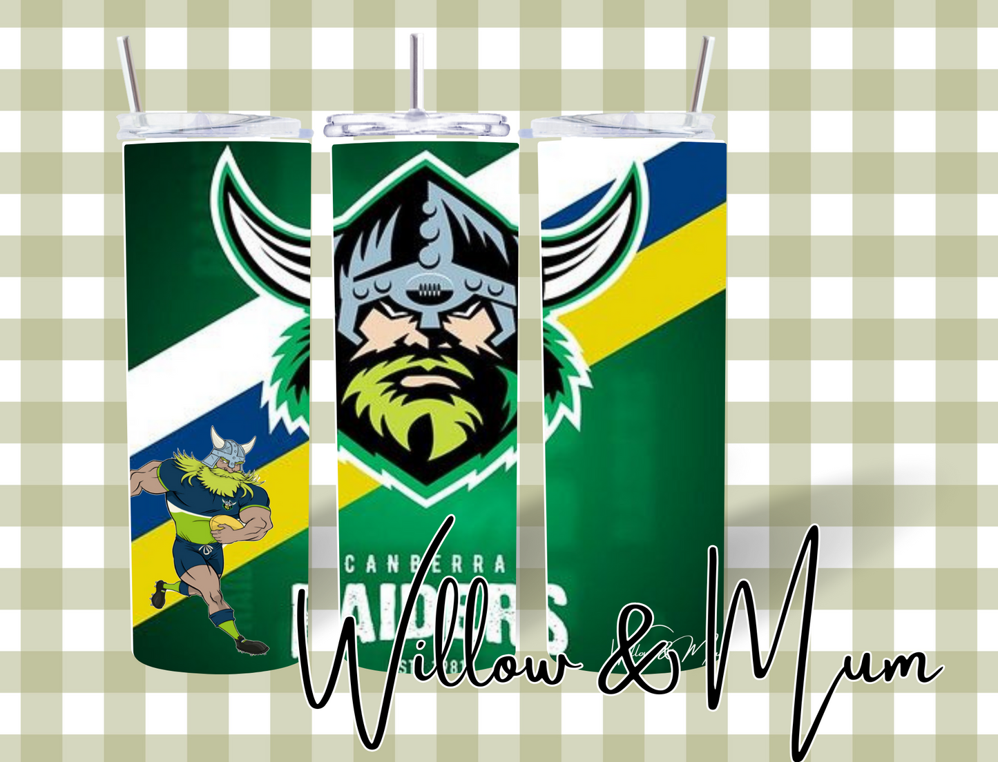 20oz Straight Tumbler | NRL | Raiders
