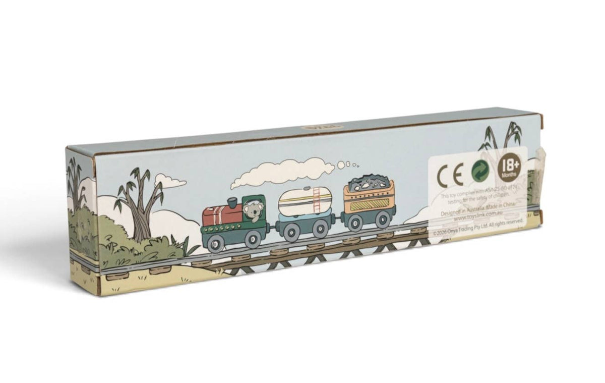 Toyslink Wooden Magnetic Train Set