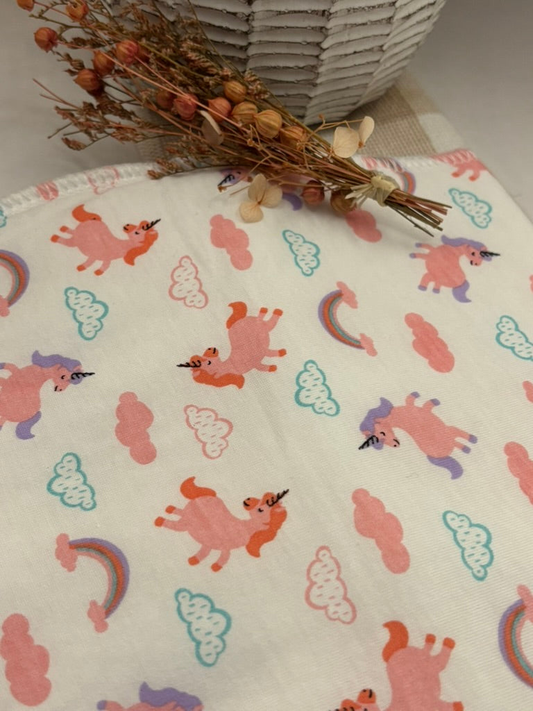 Baby Burp Cloth | Unicorn