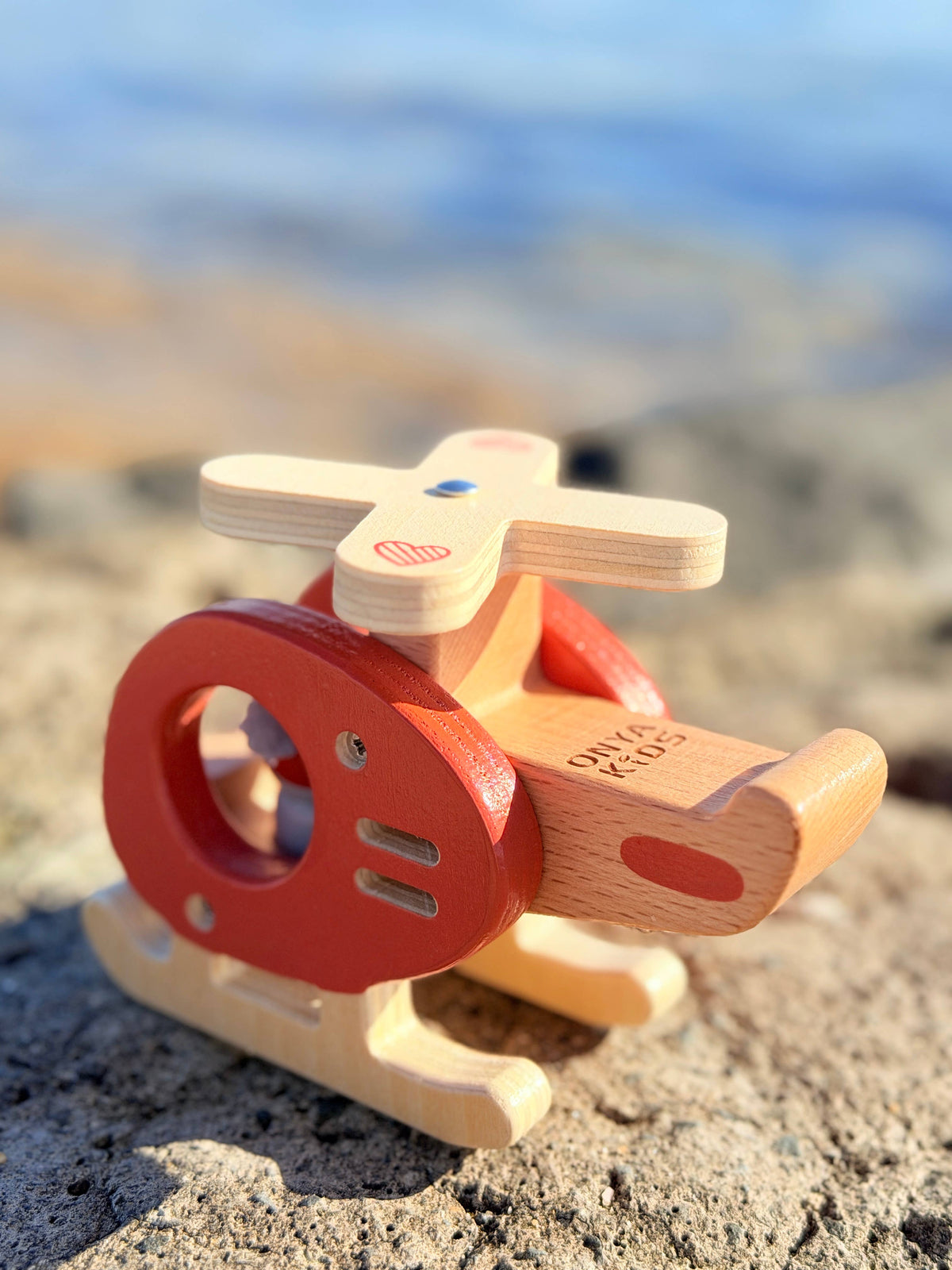 Onya Kids Wooden Koala Helicopter