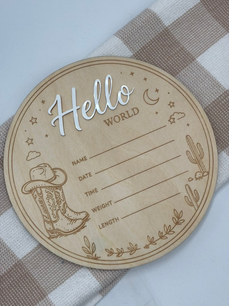 Plaque Hello World | Boots