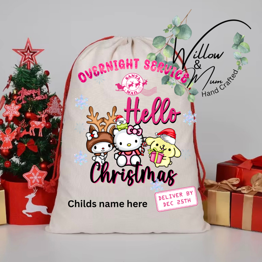 Santa Sack Hello Kitty