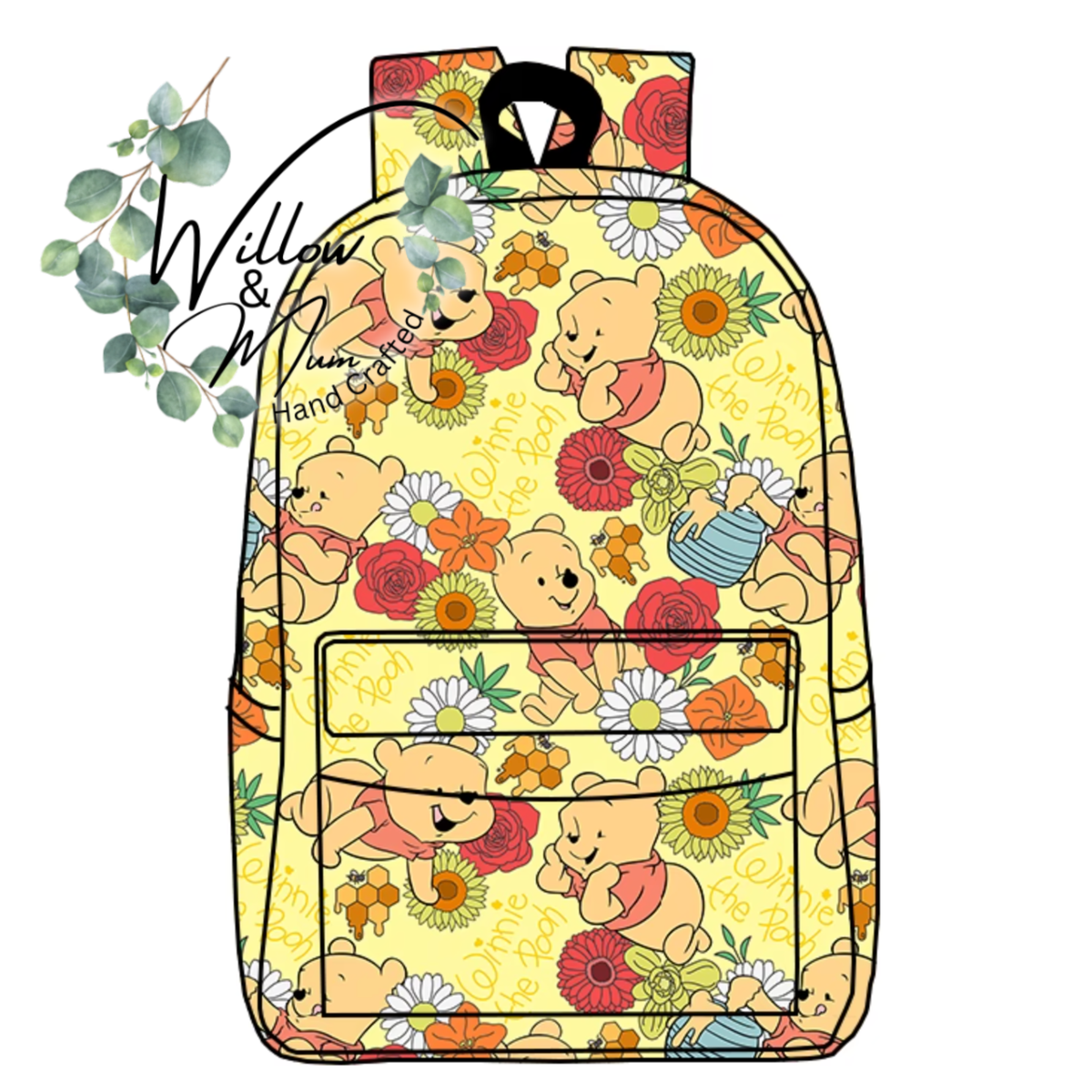 PRE ORDER School Bag | Yellow Winnie