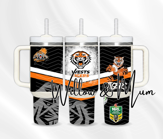 40oz Tumbler | NRL | West Tigers