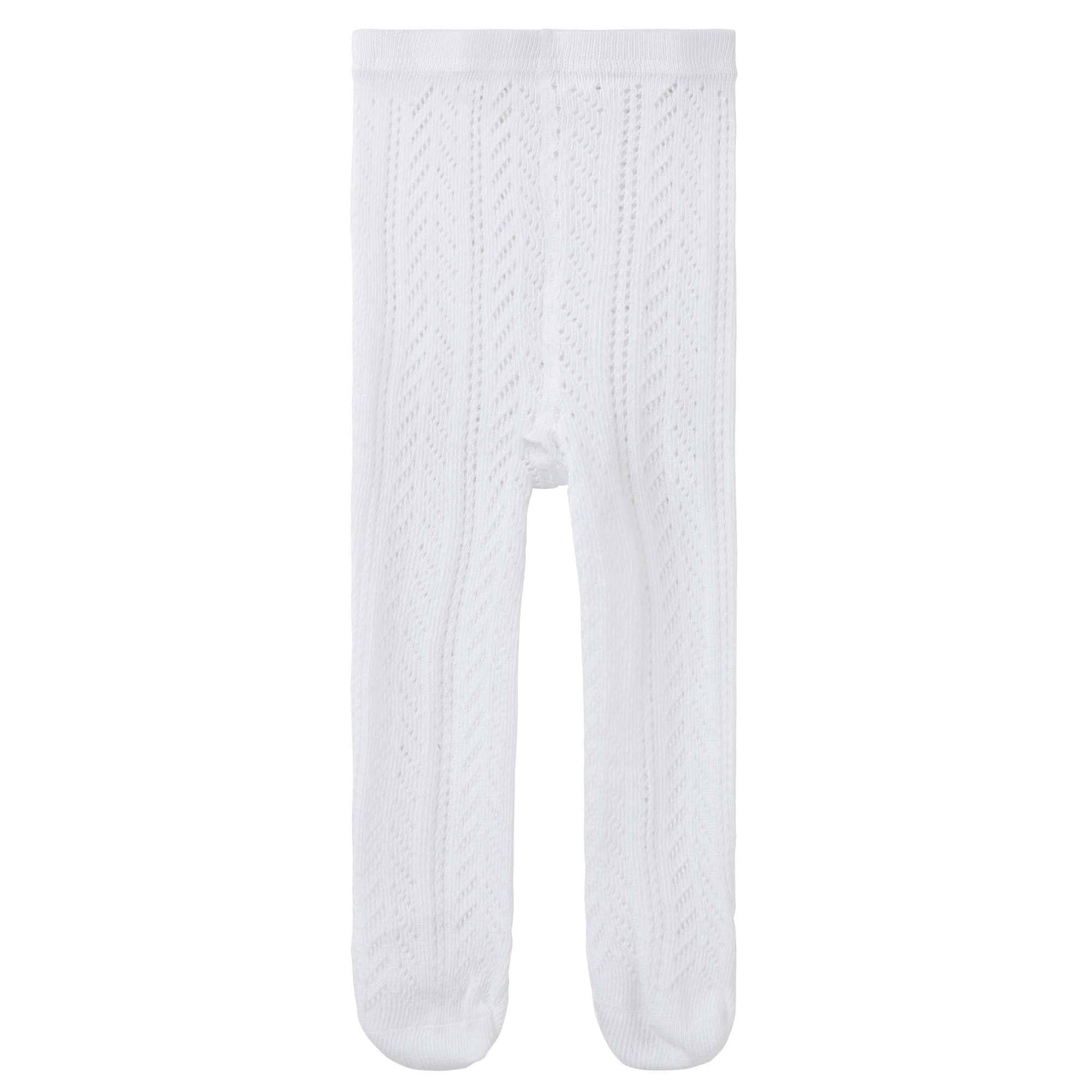 Textured Knit Tights - Ivory