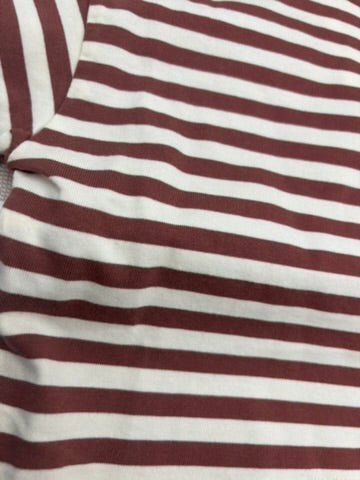 Stripped Tee | Maroon