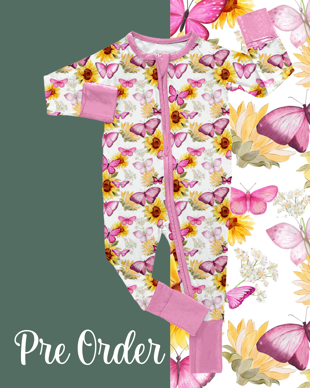 PRE ORDER Organic Growsuit | Butterflies