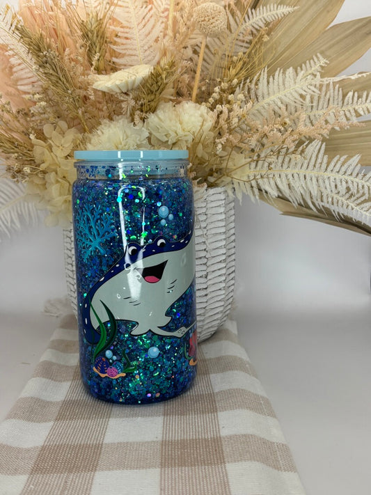 16oz  Snow Globe Tumbler | Under the Sea