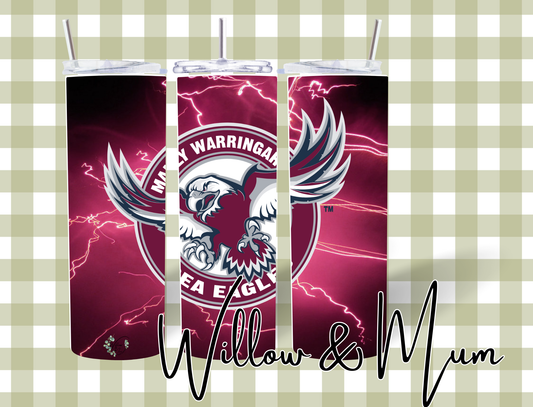 20oz Straight Tumbler | NRL | Sea Eagls