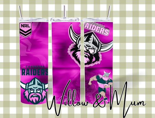20oz Straight Tumbler | NRL | Raiders