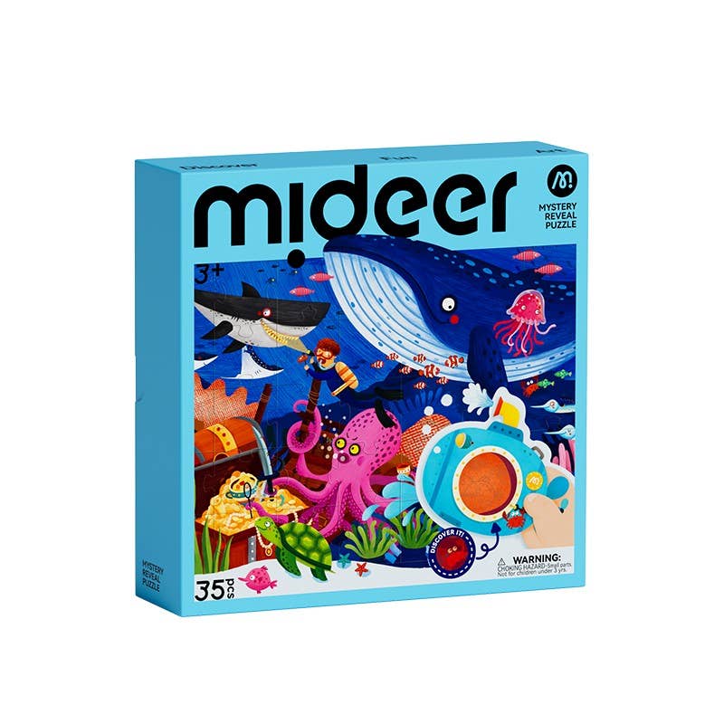 Mideer Mystery Reveal Puzzle - Ocean Secrets
