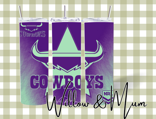 20oz Straight Tumbler | NRL | Cowboys