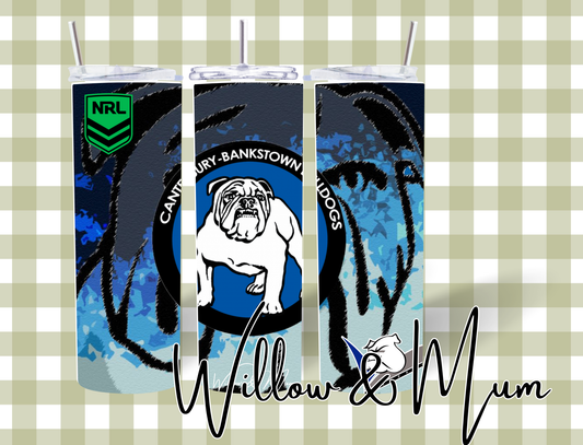 20oz Straight Tumbler | NRL | Bulldogs