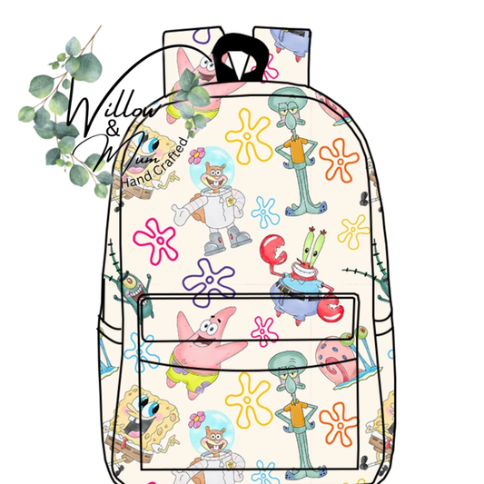 PRE ORDER School Bag | Sponge Bob