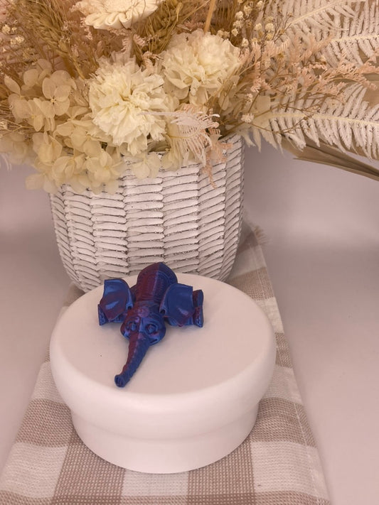 3D Printed | Bubba Elephant | Purple