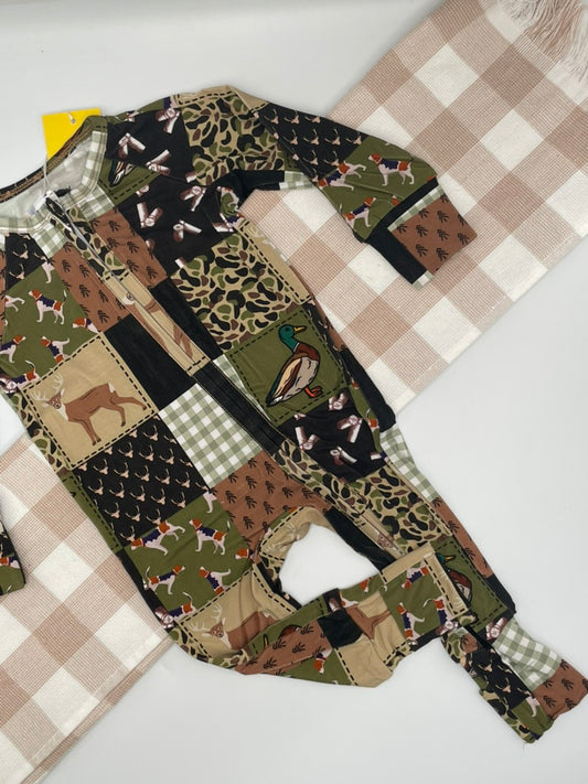 Animals Organic Bamboo Growsuit