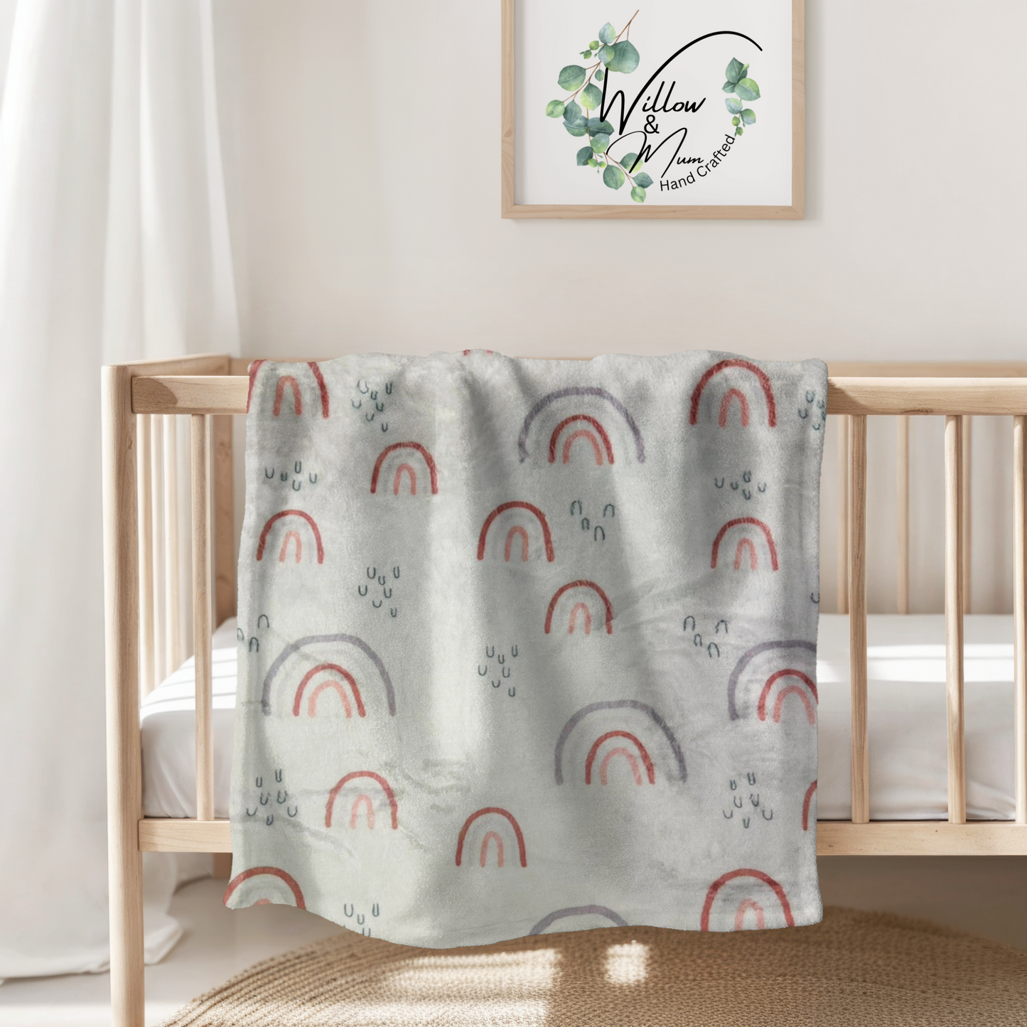 Rainbow | Baby Minky Blanket
