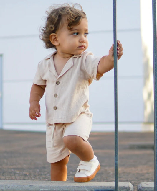 Phoenix Linen Set - Tan