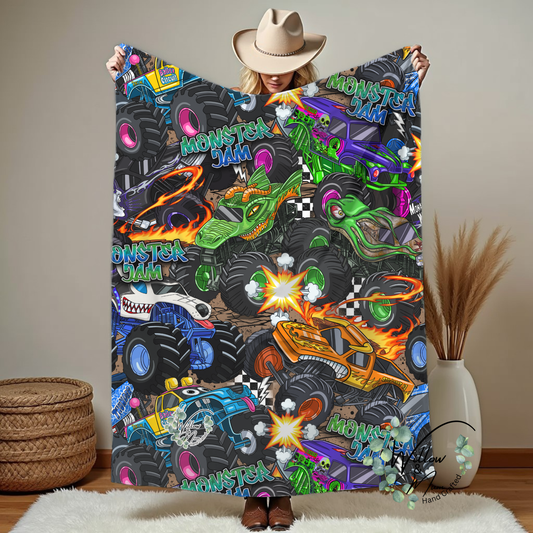 Monster Jam Blanket | 200x150cm