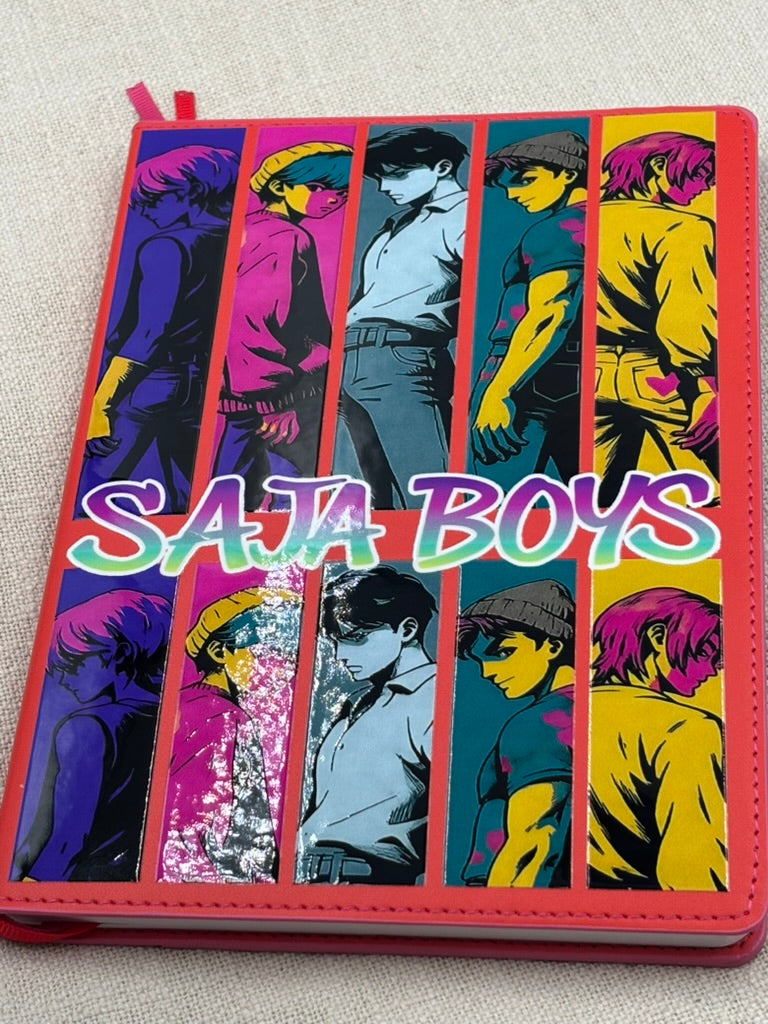 K-Pop  Note Book Saja Boys Red
