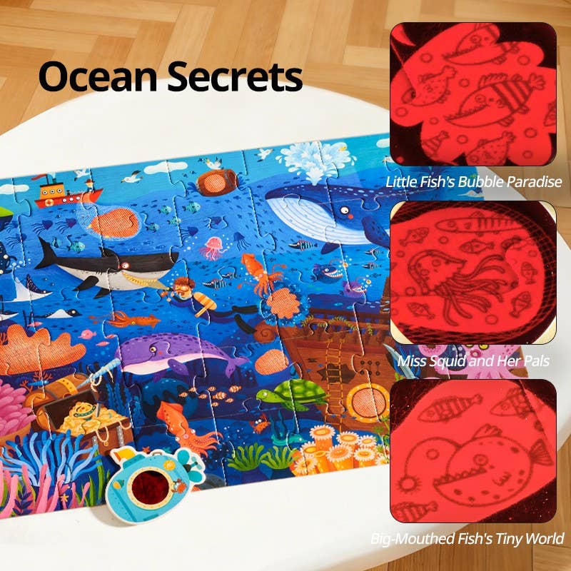 Mideer Mystery Reveal Puzzle - Ocean Secrets