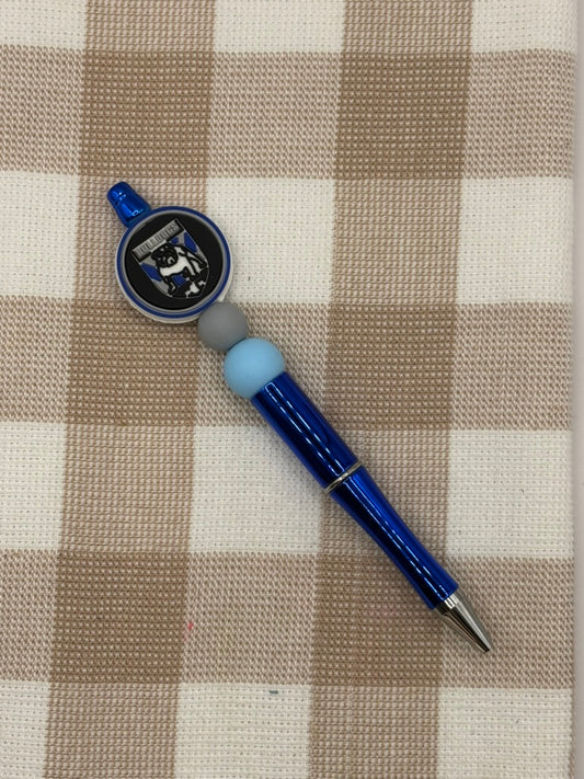 Beaded Pen | NRL | Bulldogs