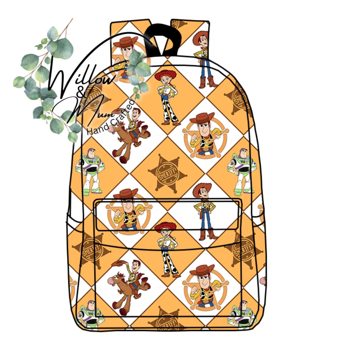 PRE ORDER School Bag | Toystory orange