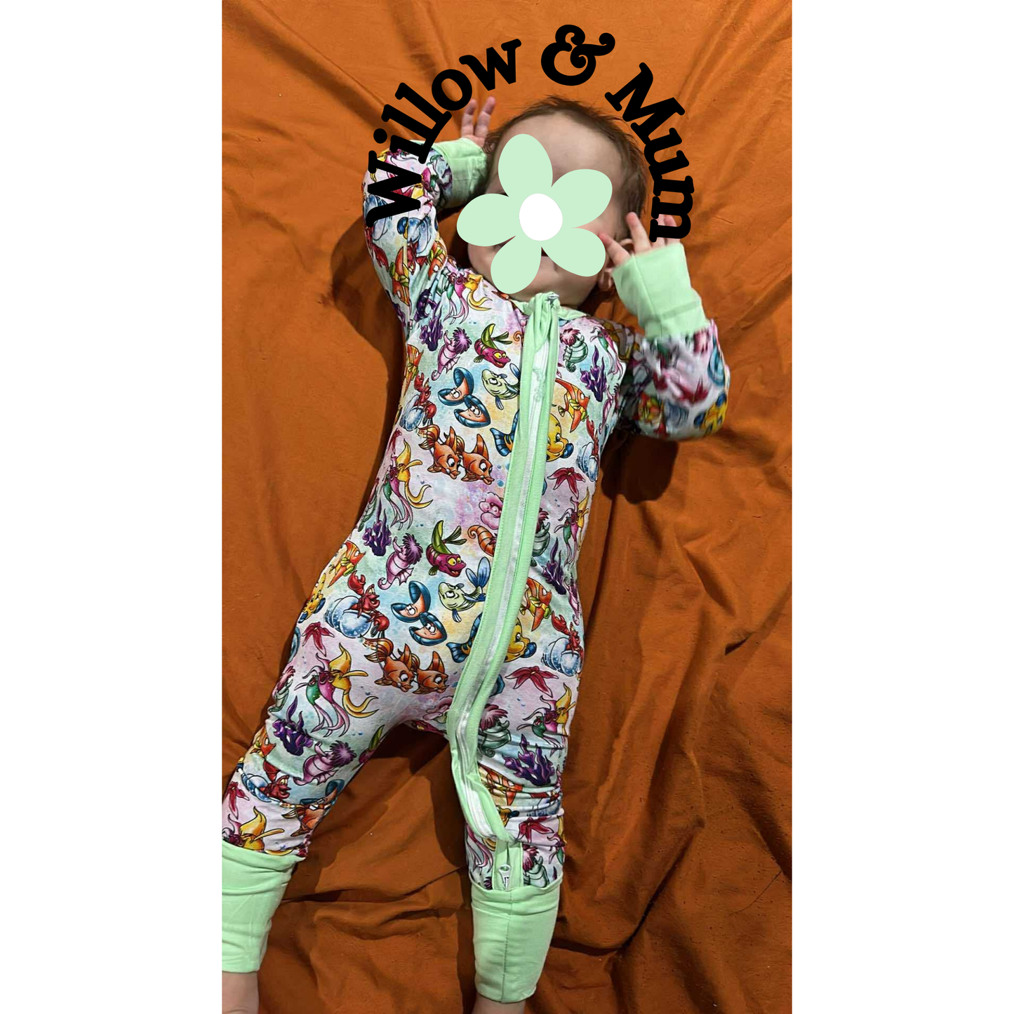 The Littlest Mermaid Organic Growsuit