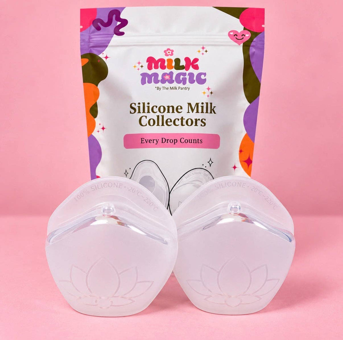 Milk Magic Silicone Milk Collectors – 70ml Pair