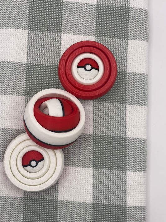 3D Printed Pokemon Ball Fidget