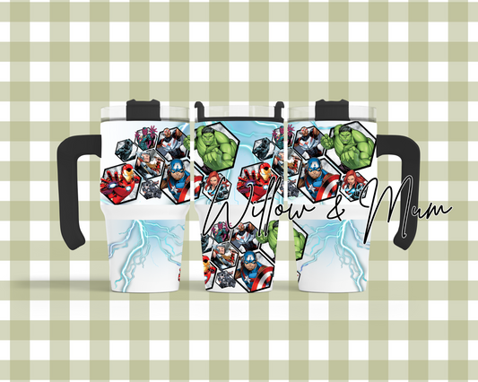 20oz Tumbler w Handle | Avengers |  2