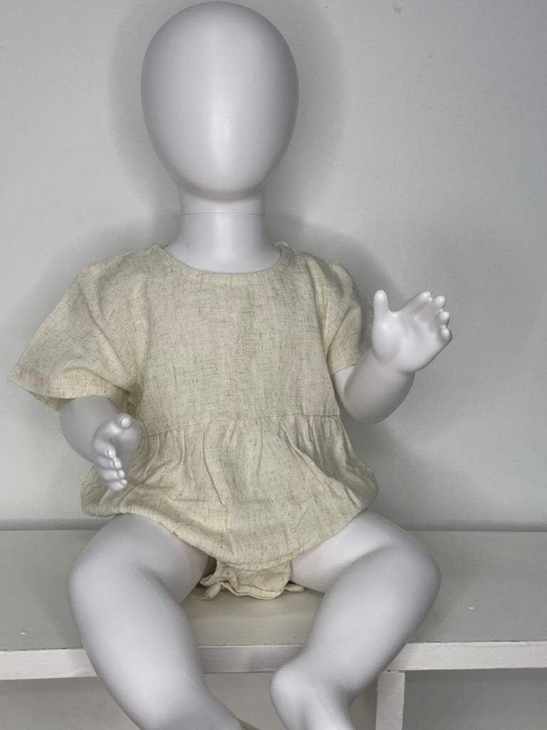 Windy Linen Romper