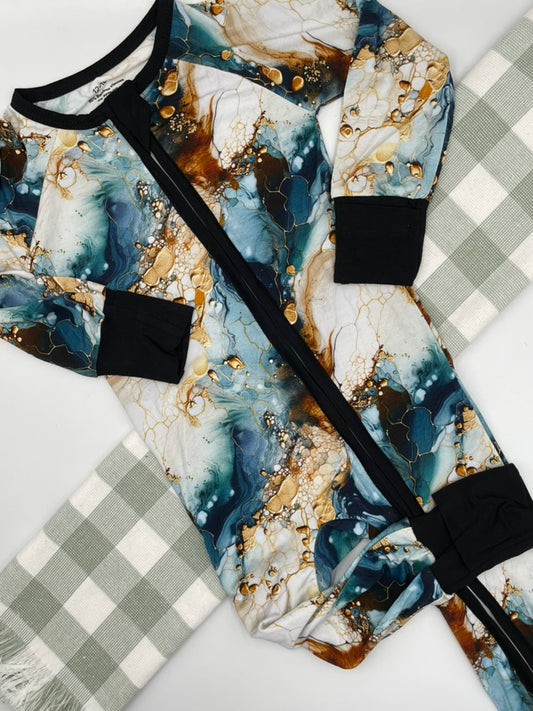Marble Growsuit |12-18M