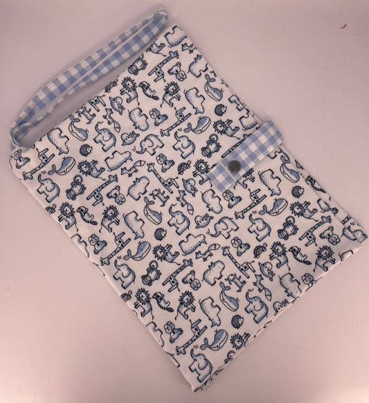 Blue Animals | Baby Nappy Clutch