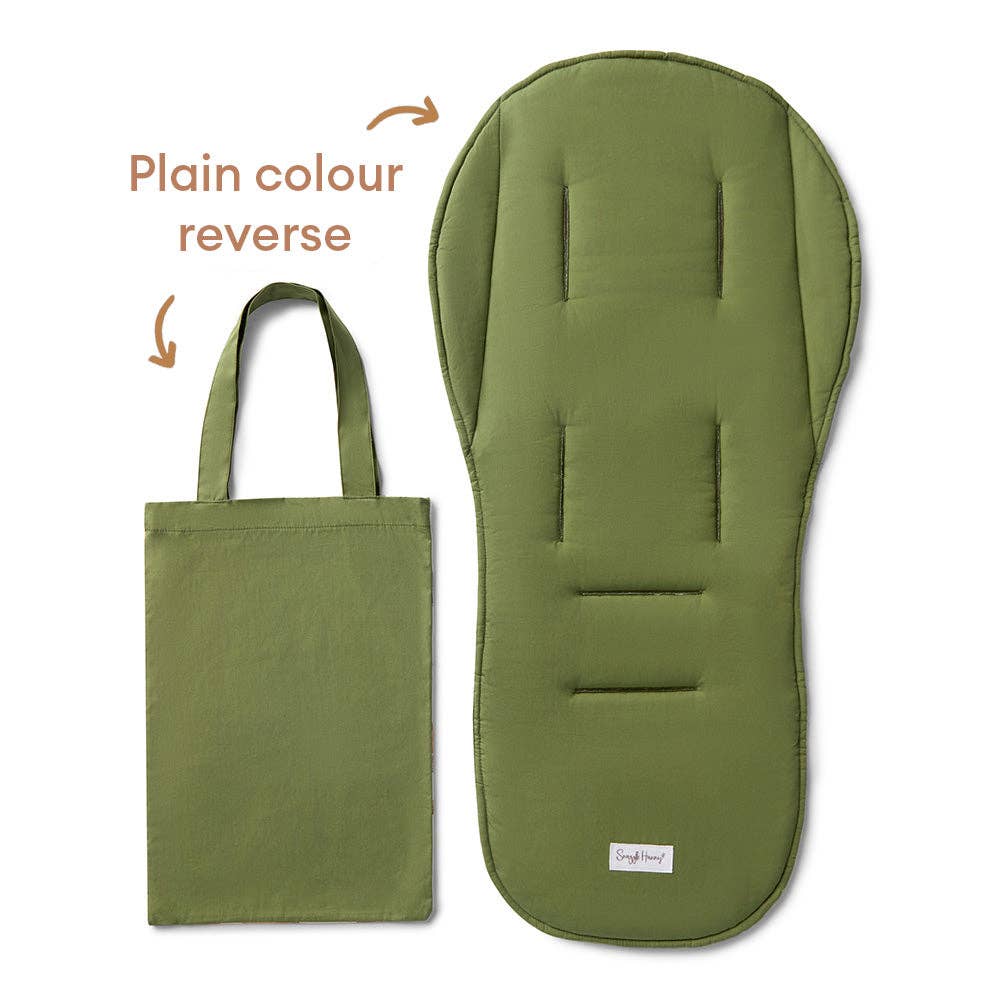 Diggers & Tractors Universal Organic Pram Liner