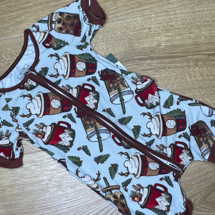 Winter Drinks Romper | 18-24M