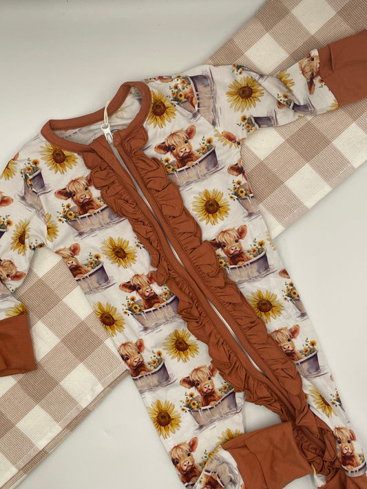 Highland cows Organic Growsuit