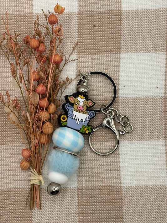 Keychains | Cow in bath