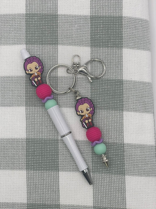 Kpop Pen& Keychain Bundle 9