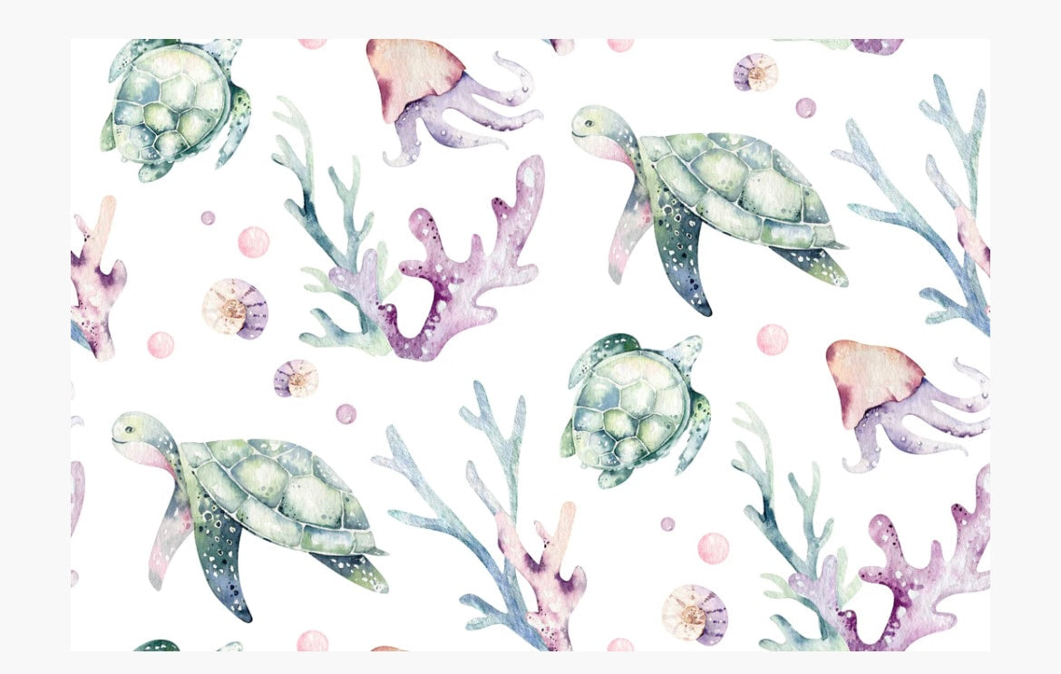 Modern Cloth Nappy - Turtles