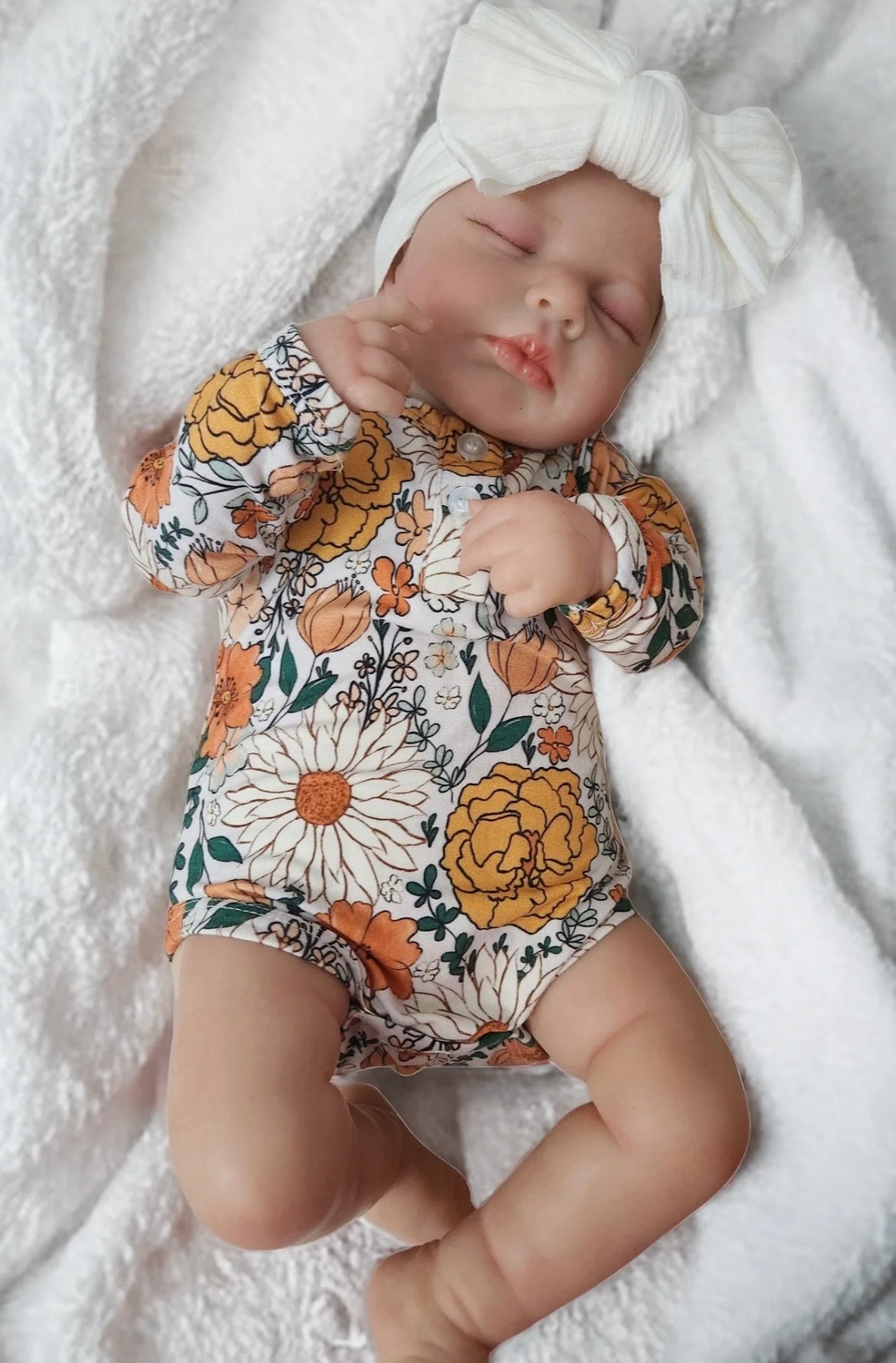 Organic Flower Bodysuit | Baby
