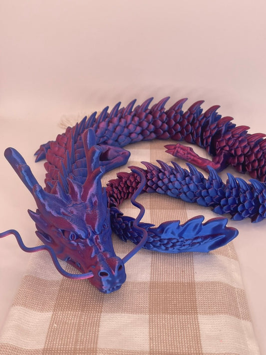 3D Printed | 90cm Dragon | Purple