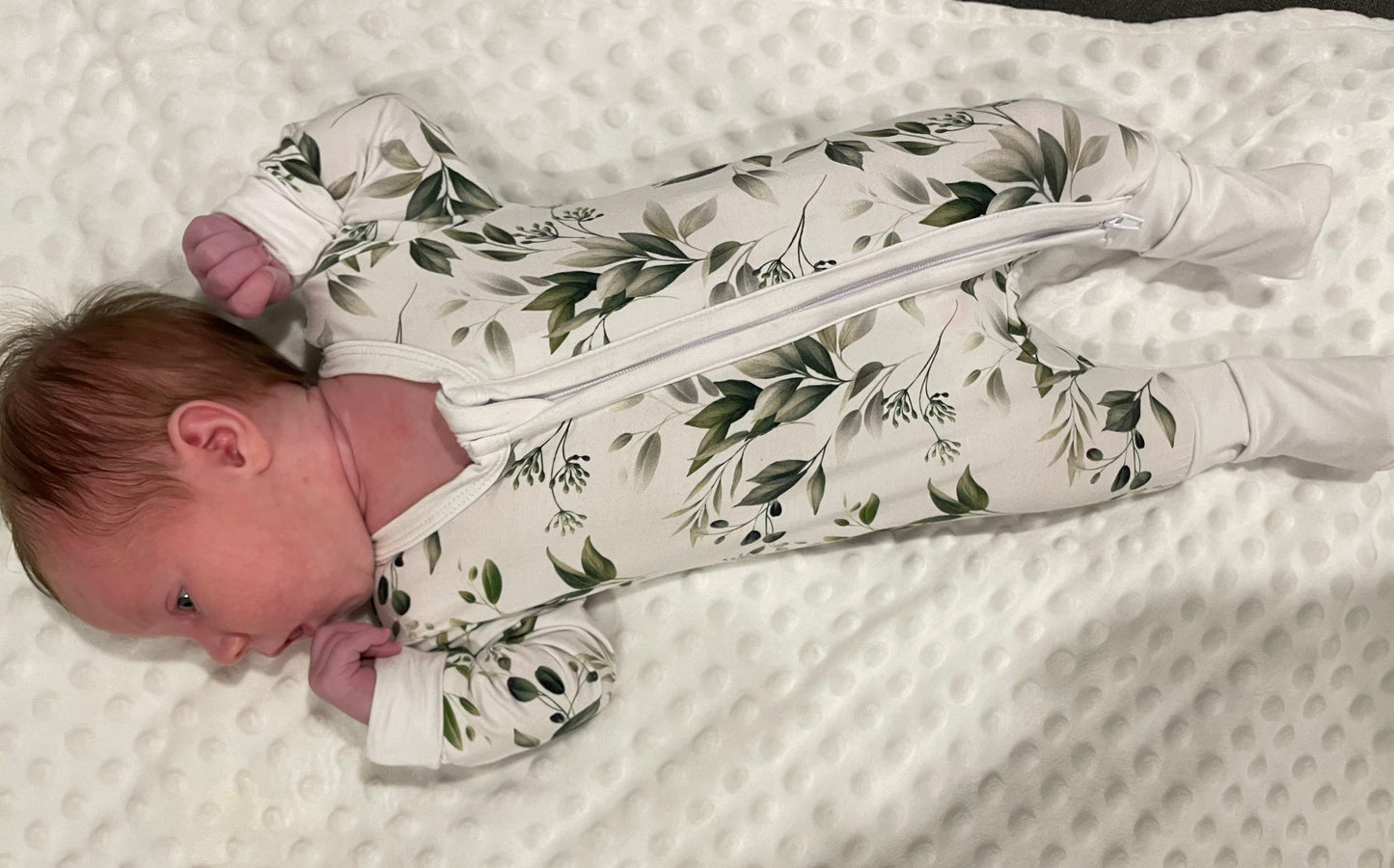 Organic Leaf Growsuit | Baby