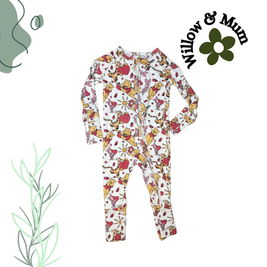 Pooh's Love Organic Growsuit