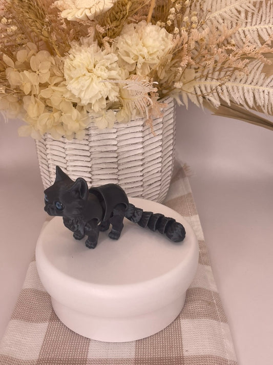 3D Printed | Cat | Black