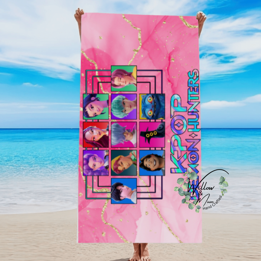 K-Pop Demon Hunters Microfiber Quick-Dry | Pink