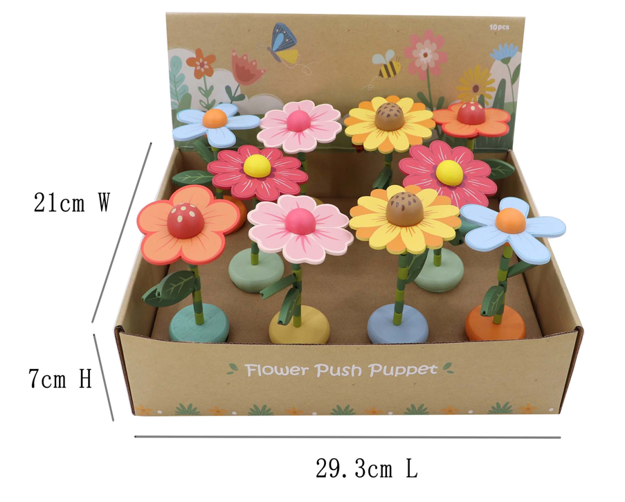 Wooden Flower Press Toy
